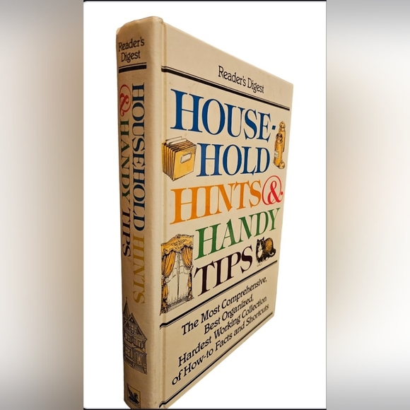 Vintage Readers Digsts Classic Hardcover, "Household Hints & Handy Tips" - Picture 2 of 3